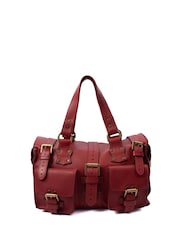 The Handbag Clinic Red Mulberry Roxanne Shoulder Bag - Image 1 of 7