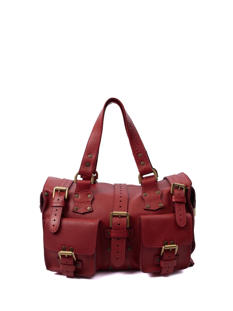 The Handbag Clinic Red Mulberry Roxanne Shoulder Bag - Image 1 of 7