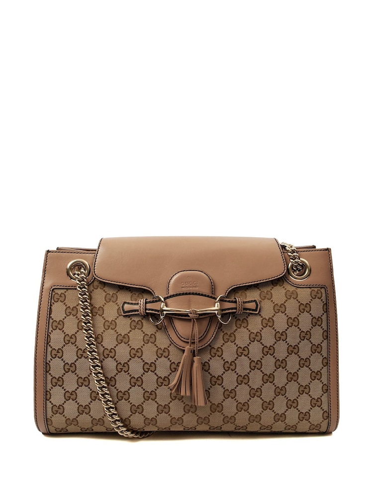 Gucci Large Emily Chain Shoulder Brown Bag - Image 1 of 7