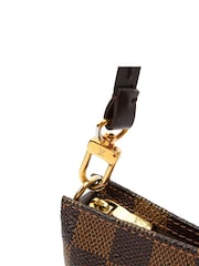 The Handbag Clinic Mini Louis Vuitton Damier Ebene Pochette Brown Bag - Image 5 of 6