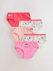 Red/Pink Minnie Mouse Briefs 5 Pack (1.5-12yrs) - Image 1 of 9