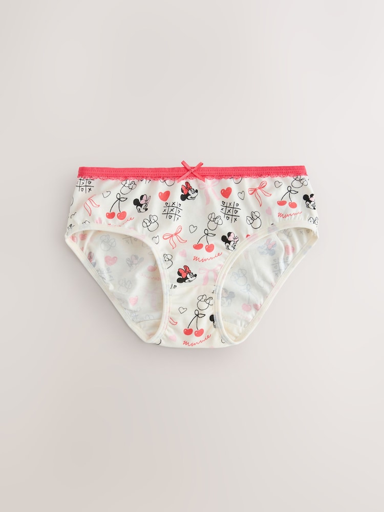 Red/Pink Minnie Mouse Briefs 5 Pack (1.5-12yrs) - Image 2 of 9 Red/Pink Minnie Mouse Briefs 5 Pack (1.5-12yrs) - Image 2 of 9
