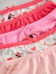 Red/Pink Minnie Mouse Briefs 5 Pack (1.5-12yrs) - Image 8 of 9