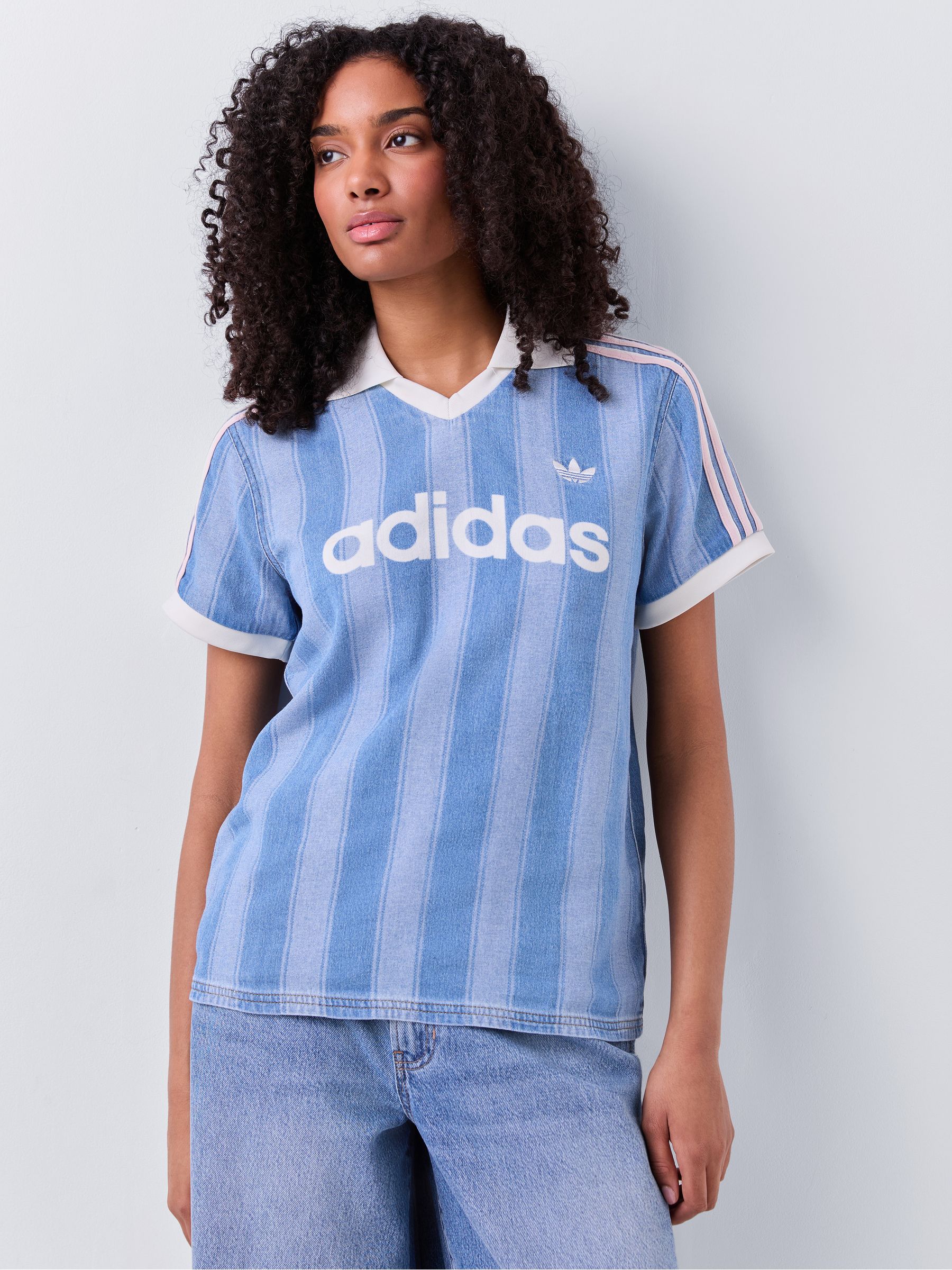 Buy adidas Originals Blue Denim Jersey from Next USA