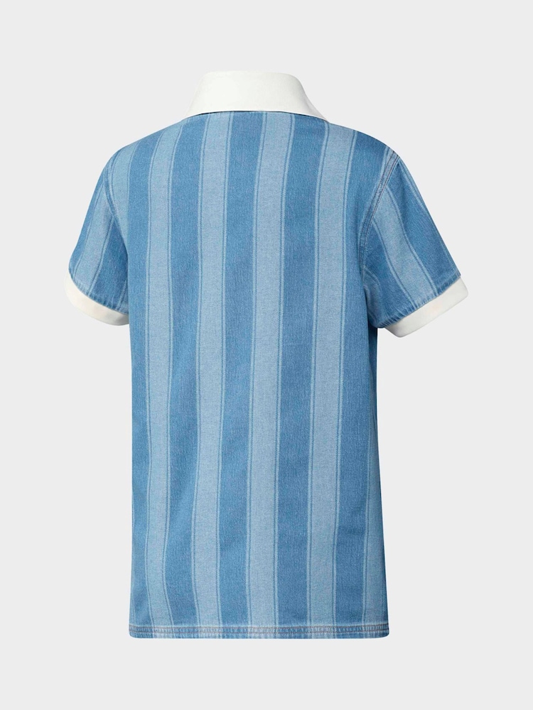 adidas Originals Blue Denim Jersey - Image 7 of 7 adidas Originals Blue Denim Jersey - Image 7 of 7