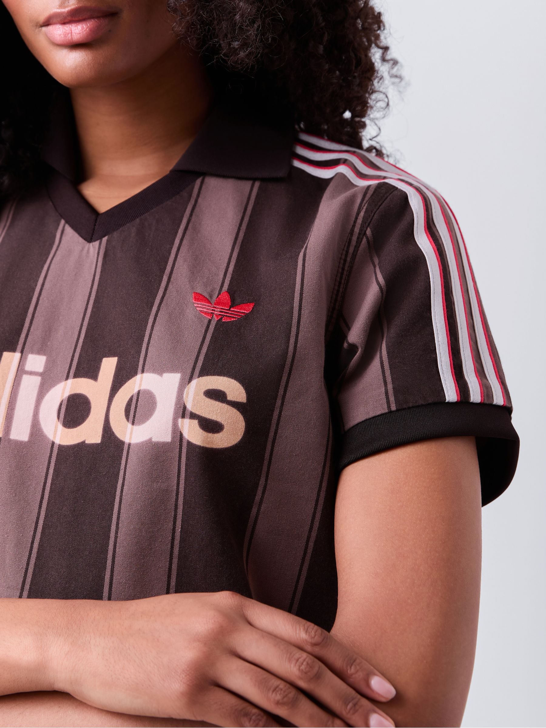 Buy adidas Originals Brown Twill Jersey from Next Luxembourg