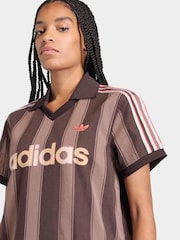 adidas Originals Brown Twill Jersey - Image 5 of 7