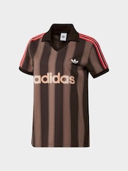 adidas Originals Brown Twill Jersey - Image 6 of 7