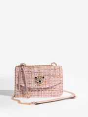 Lipsy Pastel Pink Small Chain Shoulder Bag - Image 1 of 5