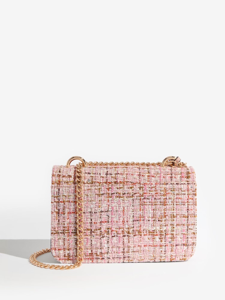 Lipsy Pastel Pink Small Chain Shoulder Bag - Image 6 of 6