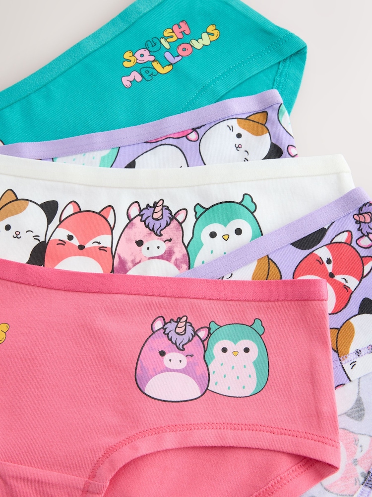 Purple/Green Squishmallow Hipsters 5 Pack (5-14yrs) - Image 9 of 9