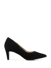 Jones Bootmaker Black Xena Leather Stiletto Heeled Court Shoes - Image 2 of 5