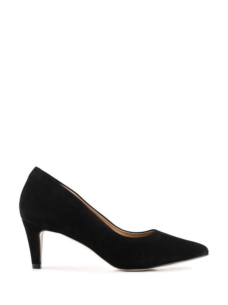 Jones Bootmaker Black Xena Leather Stiletto Heeled Court Shoes - Image 2 of 5