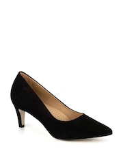 Jones Bootmaker Black Xena Leather Stiletto Heeled Court Shoes - Image 3 of 5