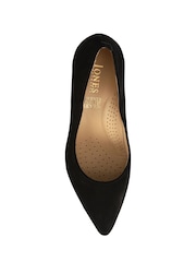 Jones Bootmaker Black Xena Leather Stiletto Heeled Court Shoes - Image 4 of 5