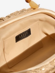 Lipsy Resin Beaded Handle Clutch Bag - Image 7 of 7