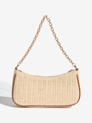 Friends Like These Neutral Chain Shoulder Bag - Image 5 of 5