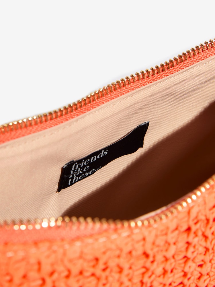 Friends Like These Orange Chain Shoulder Bag - Image 7 of 7