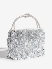 כסף - Friends Like These Sequin Top Handle Bag - תמונה 7 מתוך 7