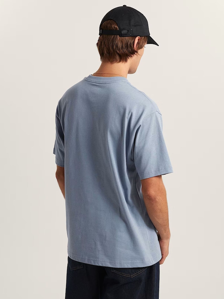 Vans Light Blue Left Chest Logo T-Shirt - Image 3 of 3
