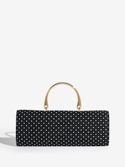 أسود منقط - Friends Like These Top Handle Clutch Bag - Image 3 of 5