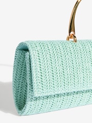 Friends Like These Mint Green Top Handle Clutch Bag - Image 6 of 8
