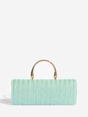 Friends Like These Mint Green Top Handle Clutch Bag - Image 8 of 8