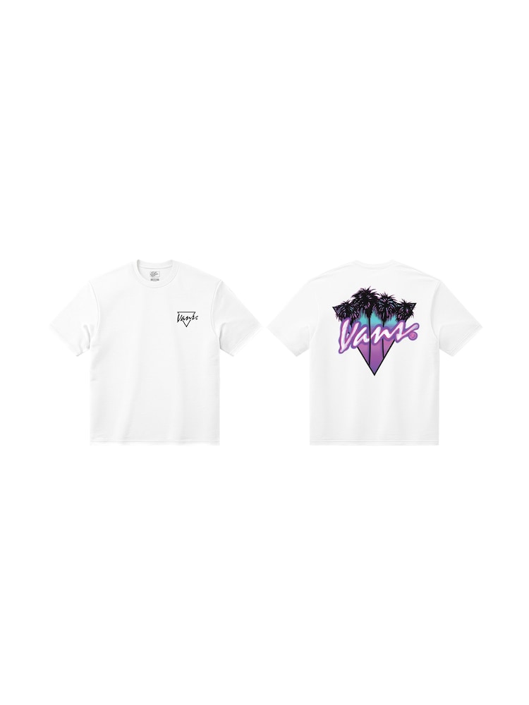 Vans White Palm Drive T-Shirt - Image 1 of 1