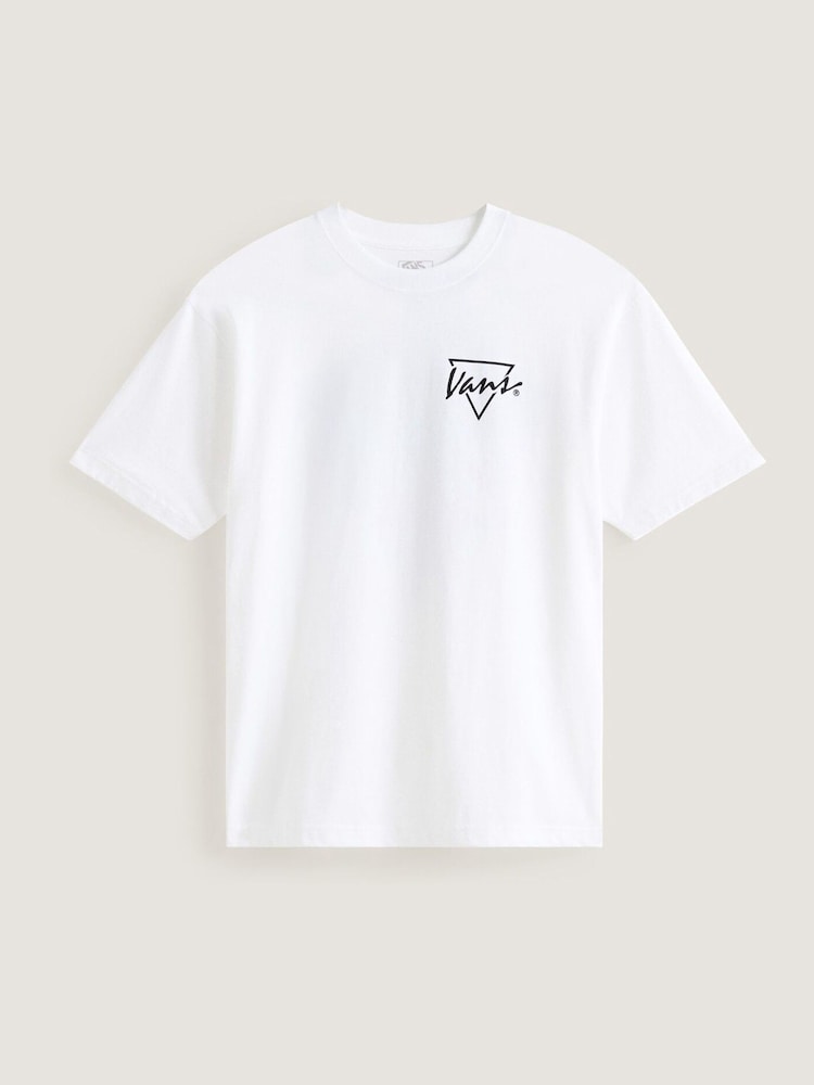 Vans White Palm Drive T-Shirt - Image 2 of 3