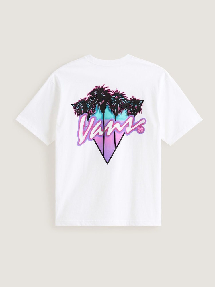 Vans White Palm Drive T-Shirt - Image 3 of 3