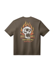 Vans Green Off The Wall Fever T-Shirt - Image 3 of 3