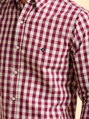 Brakeburn Pink Lulworth Gingham Shirt - Image 5 of 6
