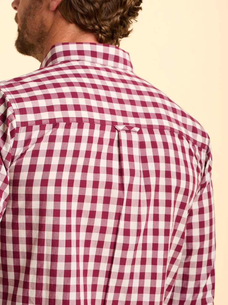 Brakeburn Pink Lulworth Gingham Shirt - Image 6 of 6