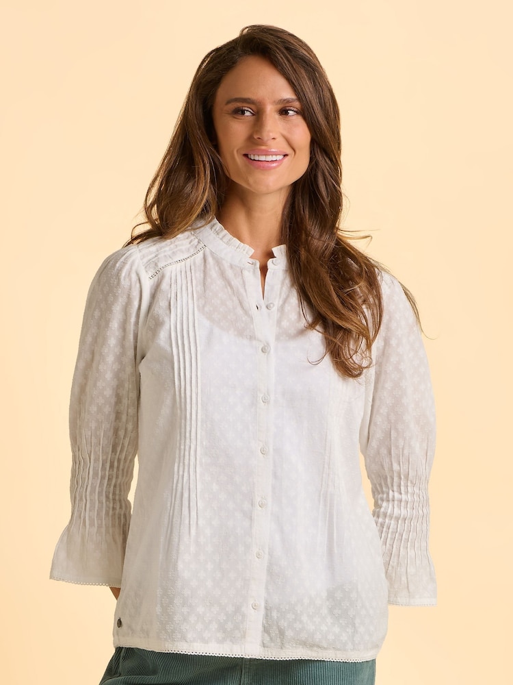 Brakeburn Cream Elva Blouse - Image 2 of 6 Brakeburn Cream Elva Blouse - Image 2 of 6