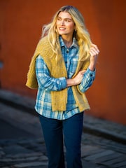 Brakeburn Blue Eira Shacket - Image 1 of 6