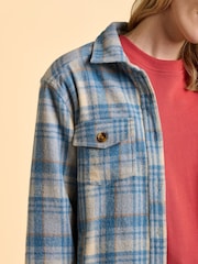 Brakeburn Blue Eira Shacket - Image 5 of 6