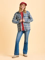 Brakeburn Blue Eira Shacket - Image 6 of 6