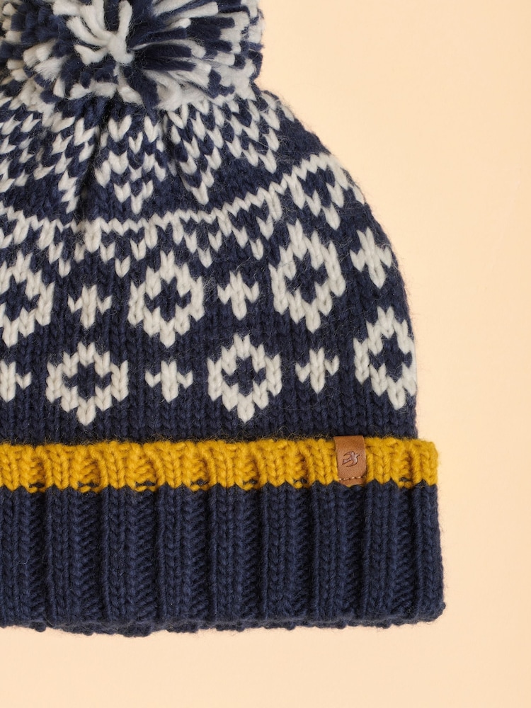 Brakeburn Blue Langton Beanie - Image 4 of 4