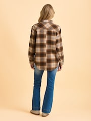 Brakeburn Brown Elowen Shacket - Image 3 of 6