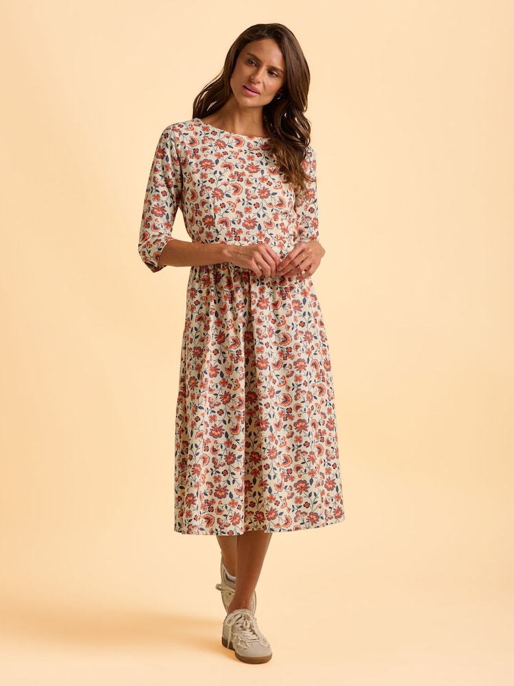 Brakeburn Cream Beech Dress - Image 1 of 5 Brakeburn Cream Beech Dress - Image 1 of 5