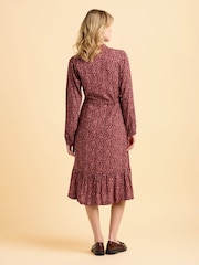 Brakeburn Red Meadow Midi Dress - Image 2 of 5