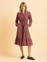 Brakeburn Red Meadow Midi Dress - Image 5 of 5
