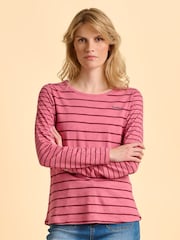 Brakeburn Pink Studland Long Sleeve T-Shirt - Image 4 of 6