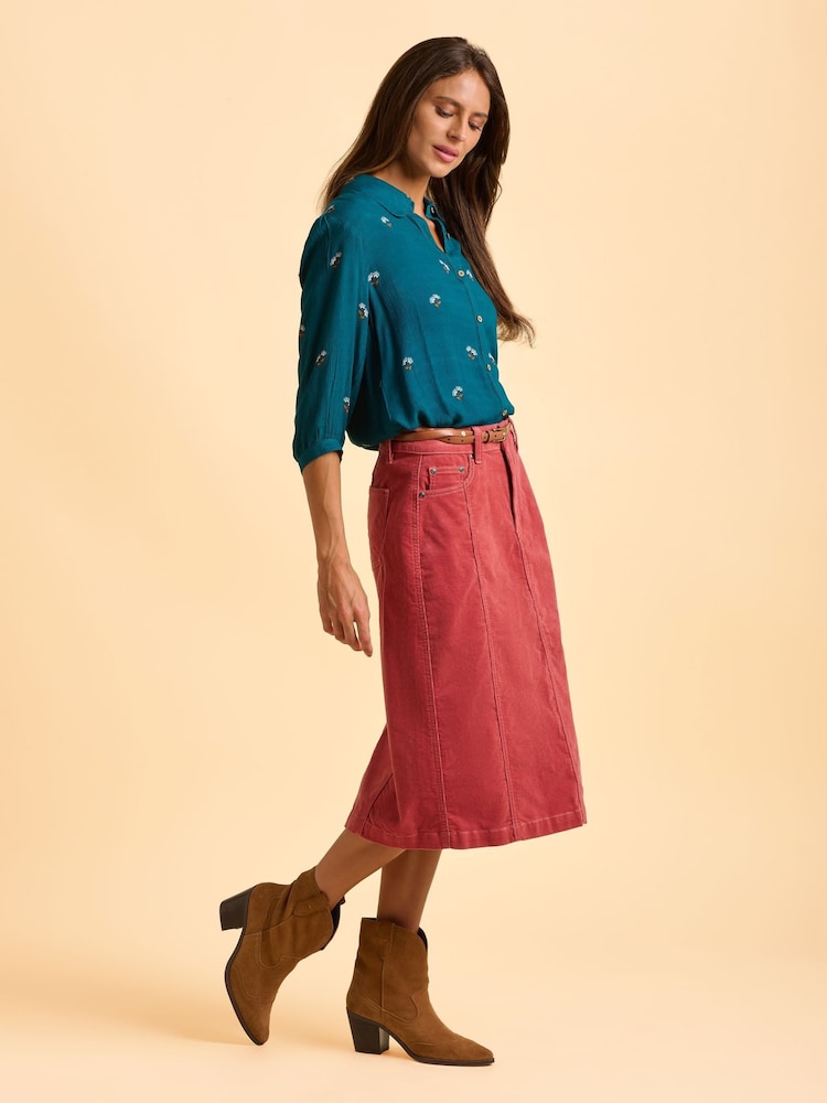 Brakeburn Blue Brooke Blouse - Image 5 of 5 Brakeburn Blue Brooke Blouse - Image 5 of 5