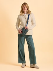 Brakeburn Blue Twilight Leaves Box Cross-Body Bag - Image 4 of 4