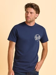 Brakeburn Blue Thomastown T-Shirt - Image 1 of 6