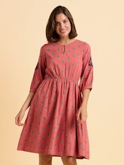 Brakeburn Pink Rolling Dress - Image 1 of 5