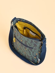 Brakeburn Blue Twilight Leaves Cross-Body Bag - Image 3 of 4