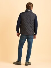Brakeburn Black Oakham Diamond Quilted Gilet - Image 2 of 6