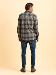 Brakeburn Natural Farnworth Check Shirt - Image 3 of 6